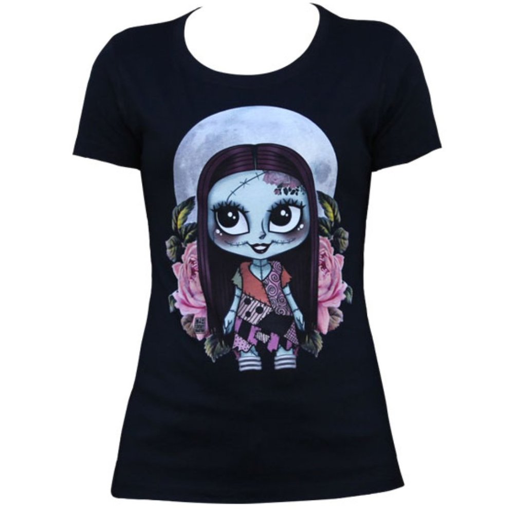 NWT Custom Artwork "Lil Sally" Black Tee S-M-L-XL